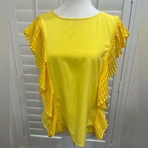 Vibrant Yellow Blouse by Jealous Tomato - size M - like new!